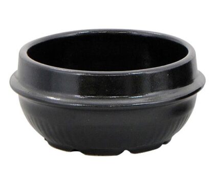 耐熱陶器　チゲ鍋（黒仕上げ）13.5cm　7251831